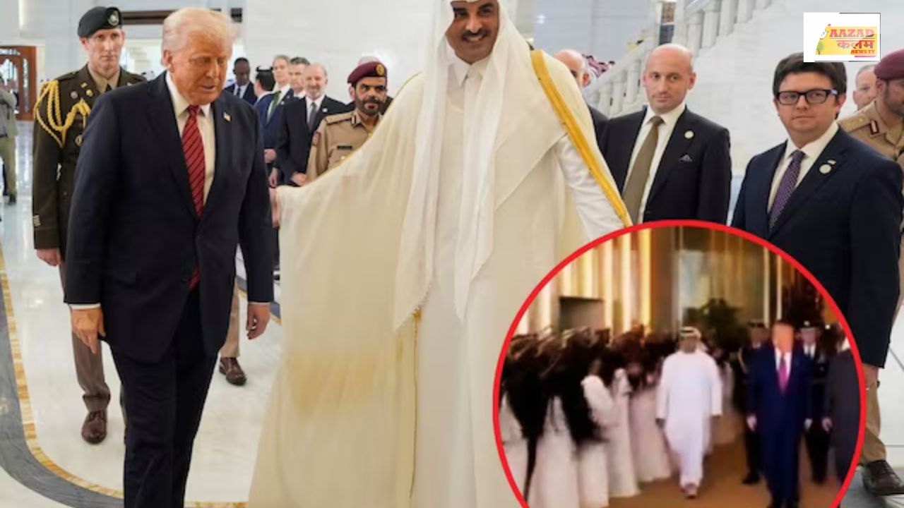 Donald Trump का UAE में भव्य स्वागत, मुस्लिम महिलाओं ने खुले बालों से किया दिल जीतने वाला प्रदर्शन