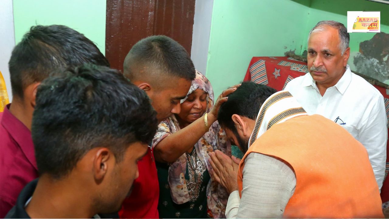 CM Nayab Singh Saini ने किया शहीद के परिवार से मुलाकात, दिया भावुक सन्देश